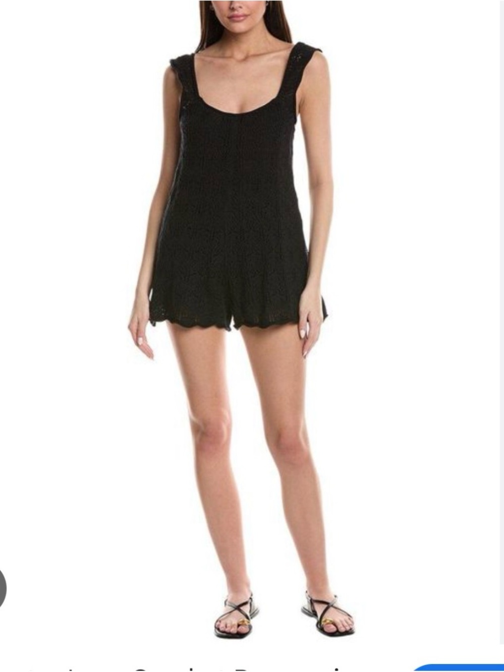 NWOT saltwater LUXE Periwinkle Crochet Romper Sz Small